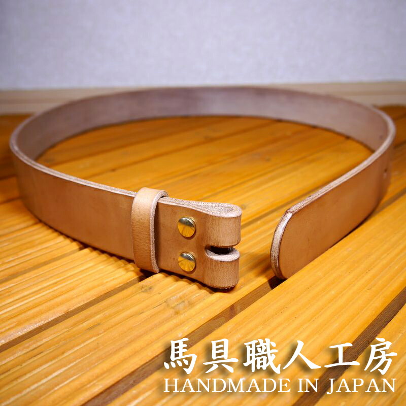 楽天市場】幅40mm 【6mm極厚】 多脂革 ベルト 《お好みのバックルに