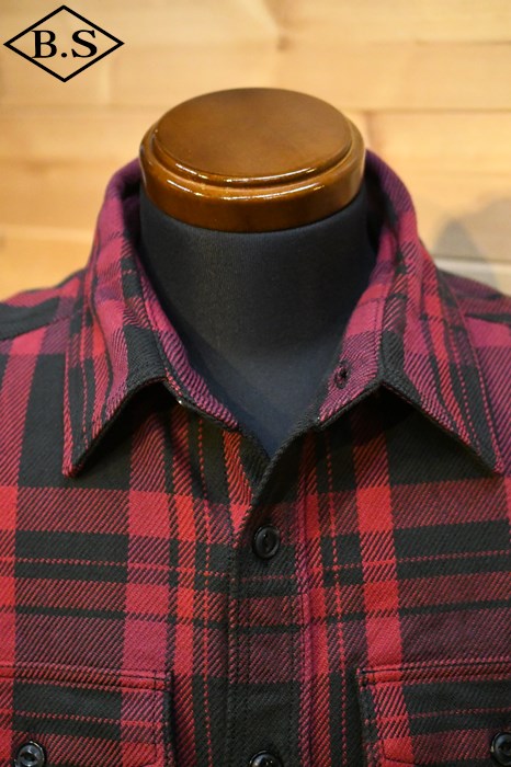 楽天市場】ウエス UES 長袖シャツ 502355 エクストラヘビーネルシャツ