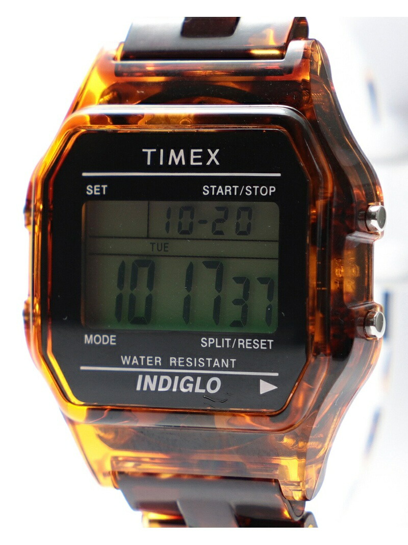 楽天市場】TIMEX × BEAMS / 別注 Classics Digital ”Tortoise shell