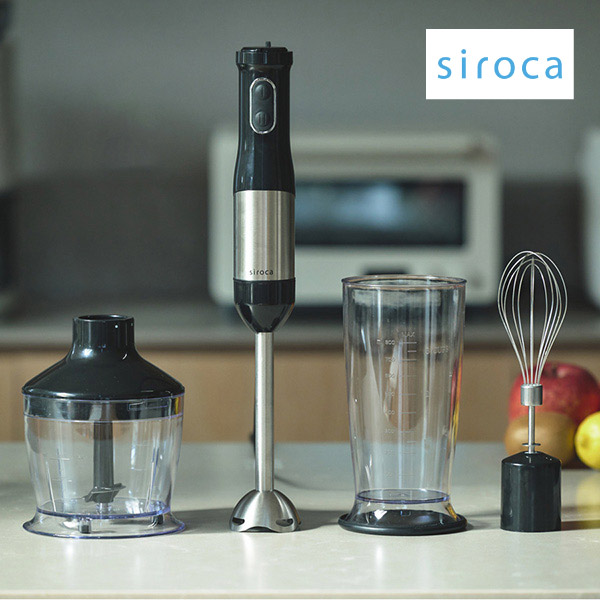 楽天市場】【送料無料】シロカ チョッパー付きハンドブレンダー(雑貨