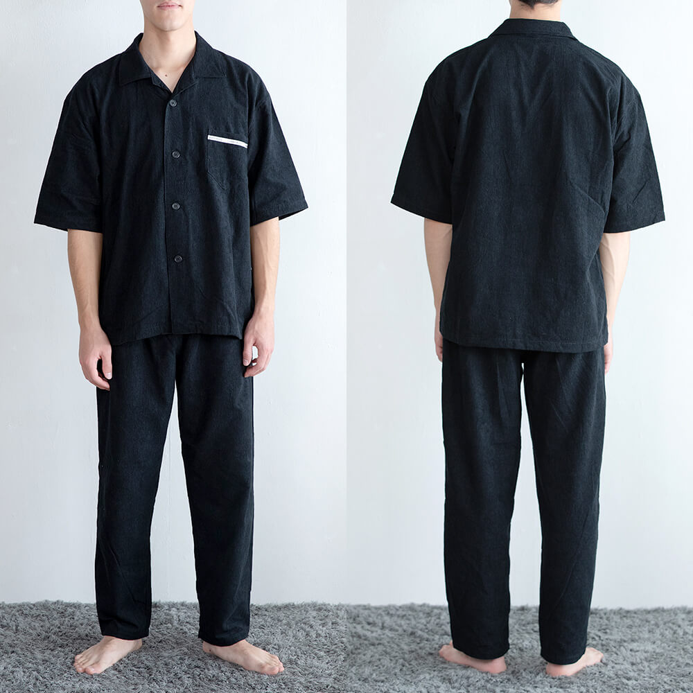 楽天市場】パジャマ メンズ 半袖 綿100％ 今治タオル イデアゾラ