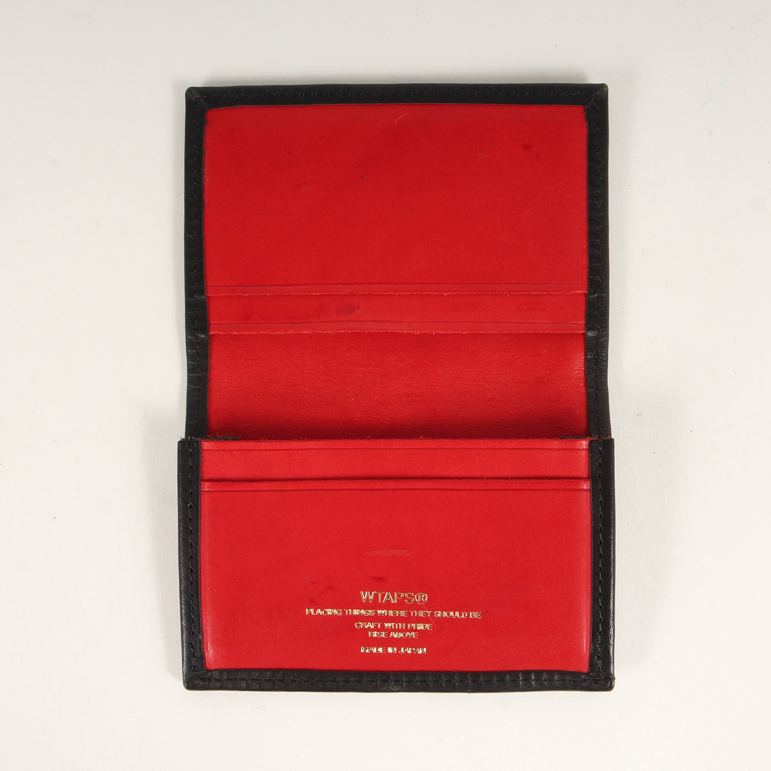 楽天市場】WTAPS ダブルタップス 型押しロゴ レザー カードケース