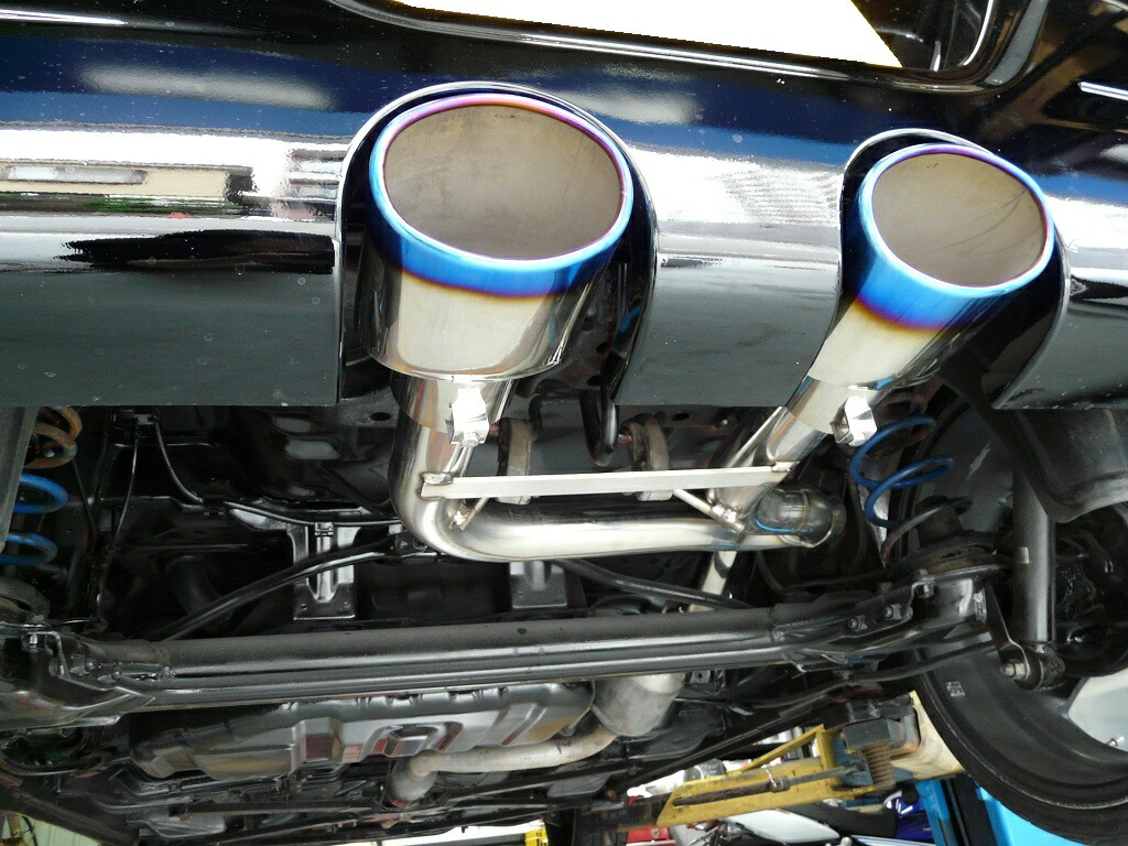 楽天市場】コペン L880K オールステンマフラー チタン発色 オーバル