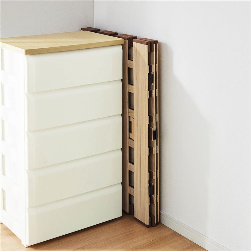 楽天市場】ベルメゾン すのこベッド 軽量 3つ折り 桐すのこベッド