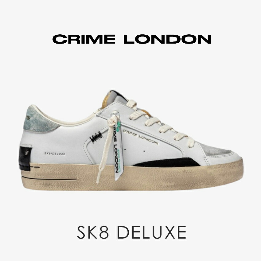 楽天市場】Crime London クライムロンドン レザースニーカー SK8