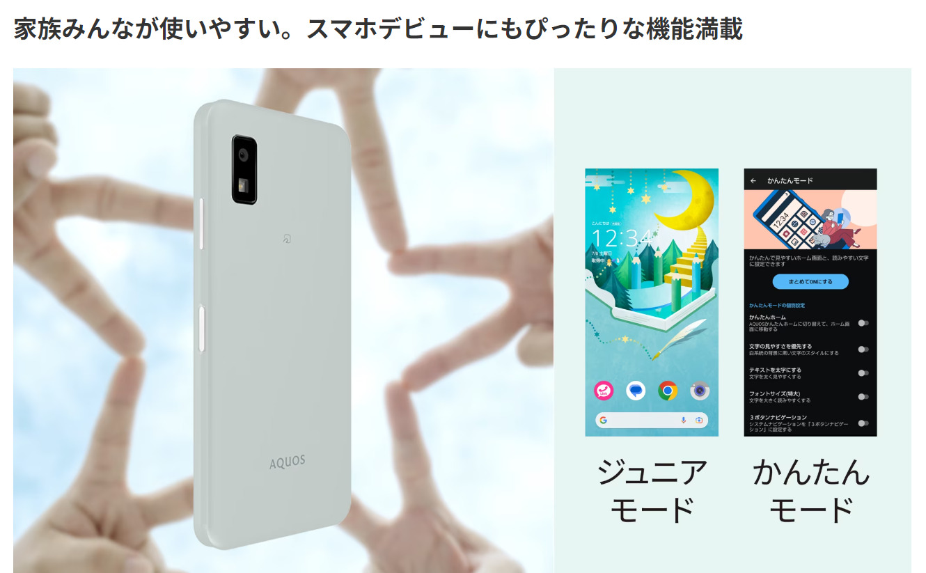 楽天市場】[新品未開封/未使用/SIMフリー] SHARP AQUOS wish3 各色 4GB