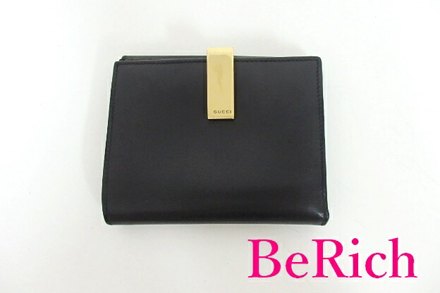 楽天市場】グッチ GUCCI 二つ折り財布 035 2184 1949 8 黒 ブラック
