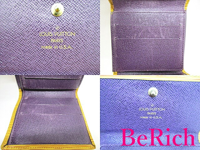 楽天市場】ルイ ヴィトン LOUIS VUITTON Wホック 三つ折り財布 エピ