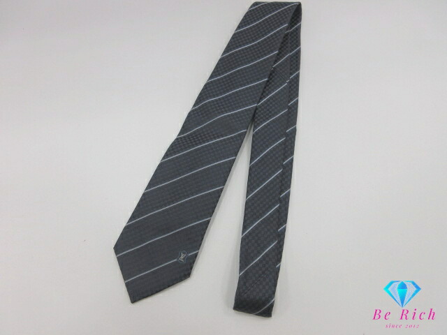 楽天市場】ルイ ヴィトン LOUIS VUITTON ネクタイ M78758 グレー 系