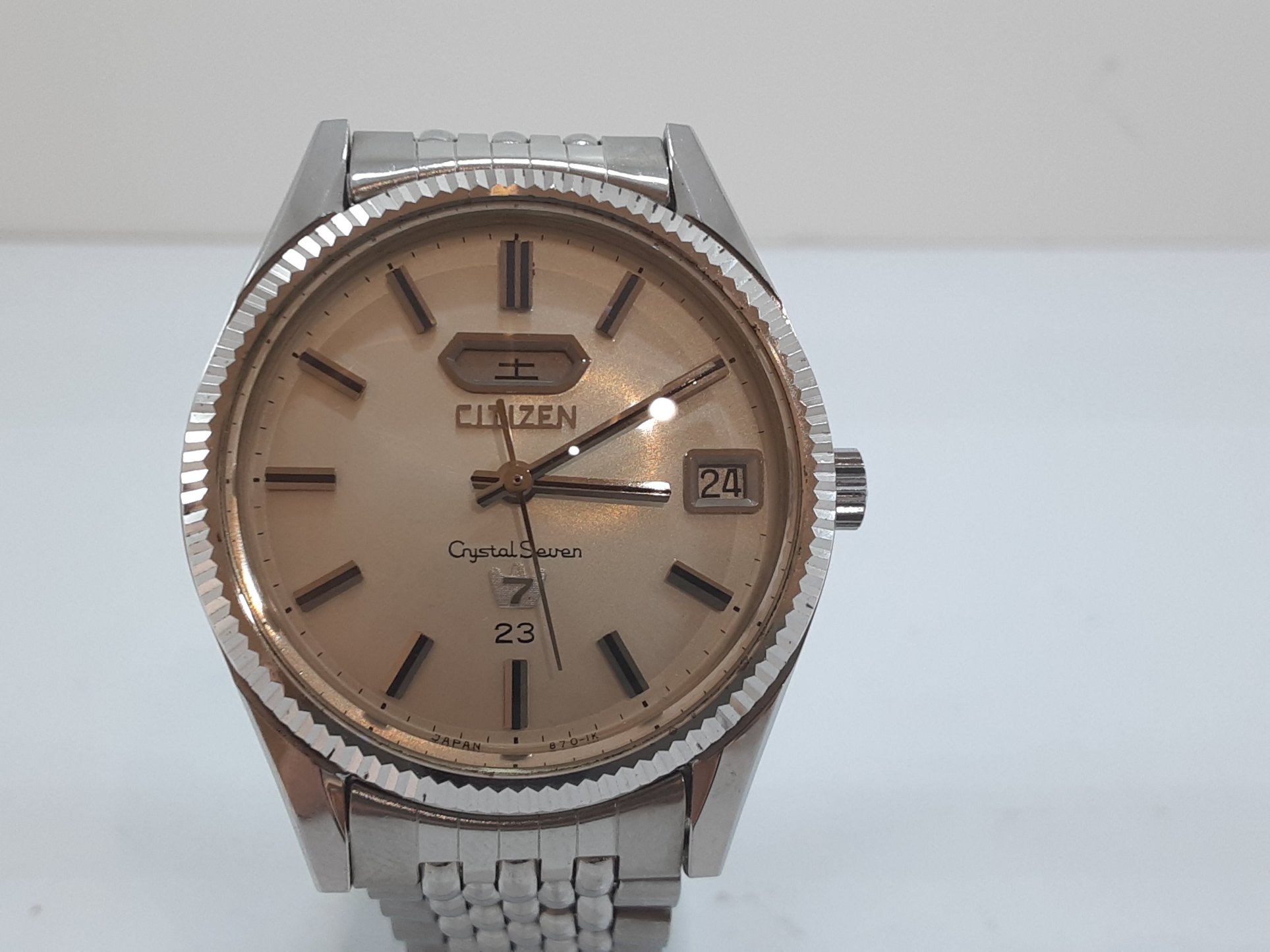 楽天市場】シチズン CITIZEN クリスタル セブン 23石 自動巻き メンズ