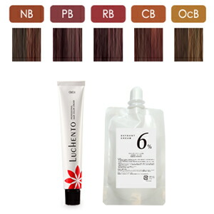 楽天市場】ルーチェントカラー オキシ 100ml セット ブラウン ピンク