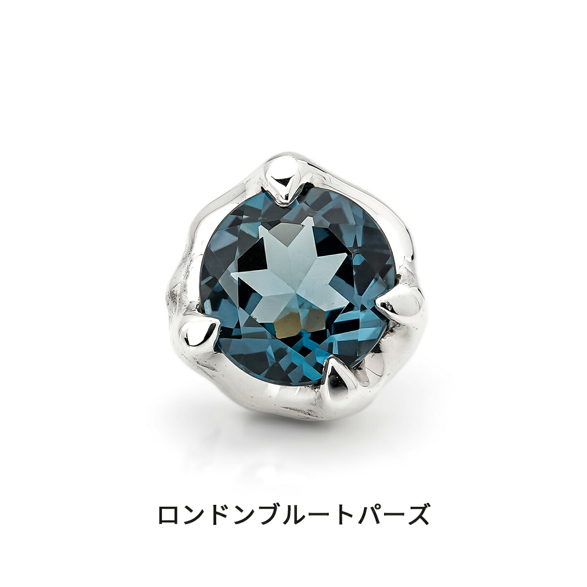 楽天市場】[公式]ブラッディマリー ナットピアス 天然石 ポストK18