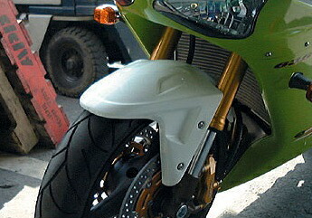 楽天市場】ZX-6R（03〜04年） エアロシャークフェンダー シロ BEET