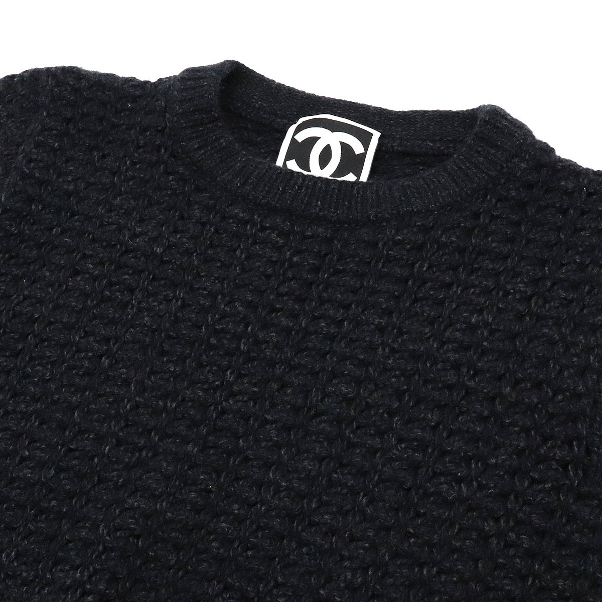 楽天市場】CHANEL シャネル ココマーク 半袖 ニット ワンピース ウール