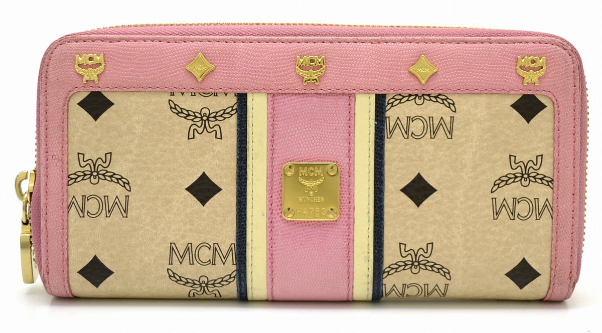 楽天市場】【財布】MCM エムシーエム ロゴグラム ラウンドファスナー