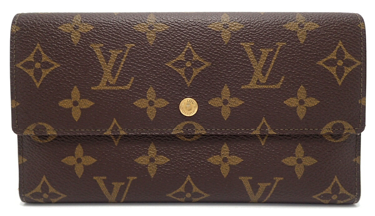楽天市場】【財布】LOUIS VUITTON ルイ ヴィトン モノグラム ポルト