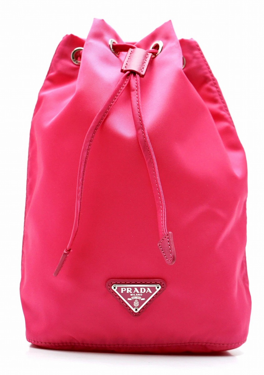 楽天市場】【未使用品】PRADA プラダ ナイロン ポーチ 巾着ポーチ 小物
