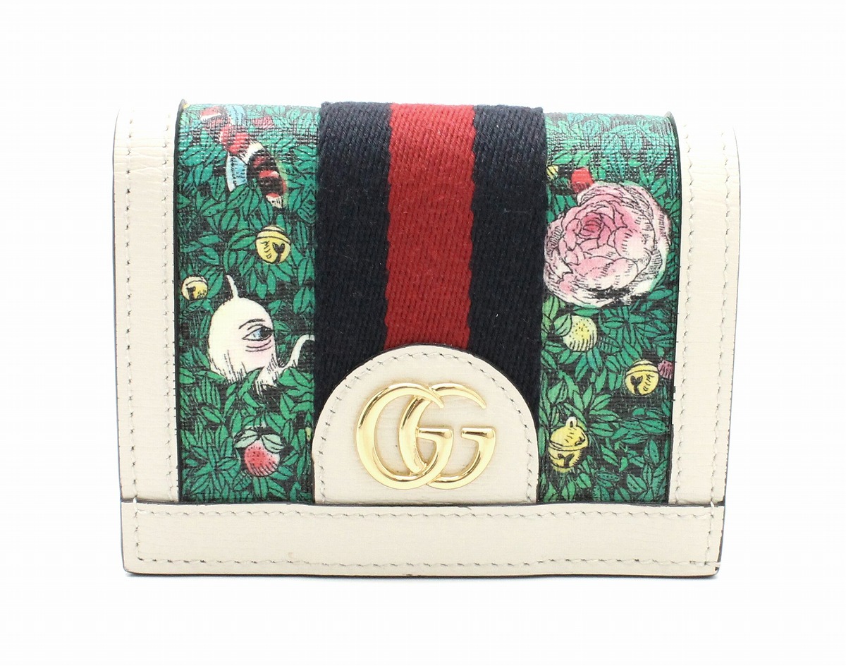 楽天市場】【新品未使用品】GUCCI グッチ カードケース 2つ折り財布