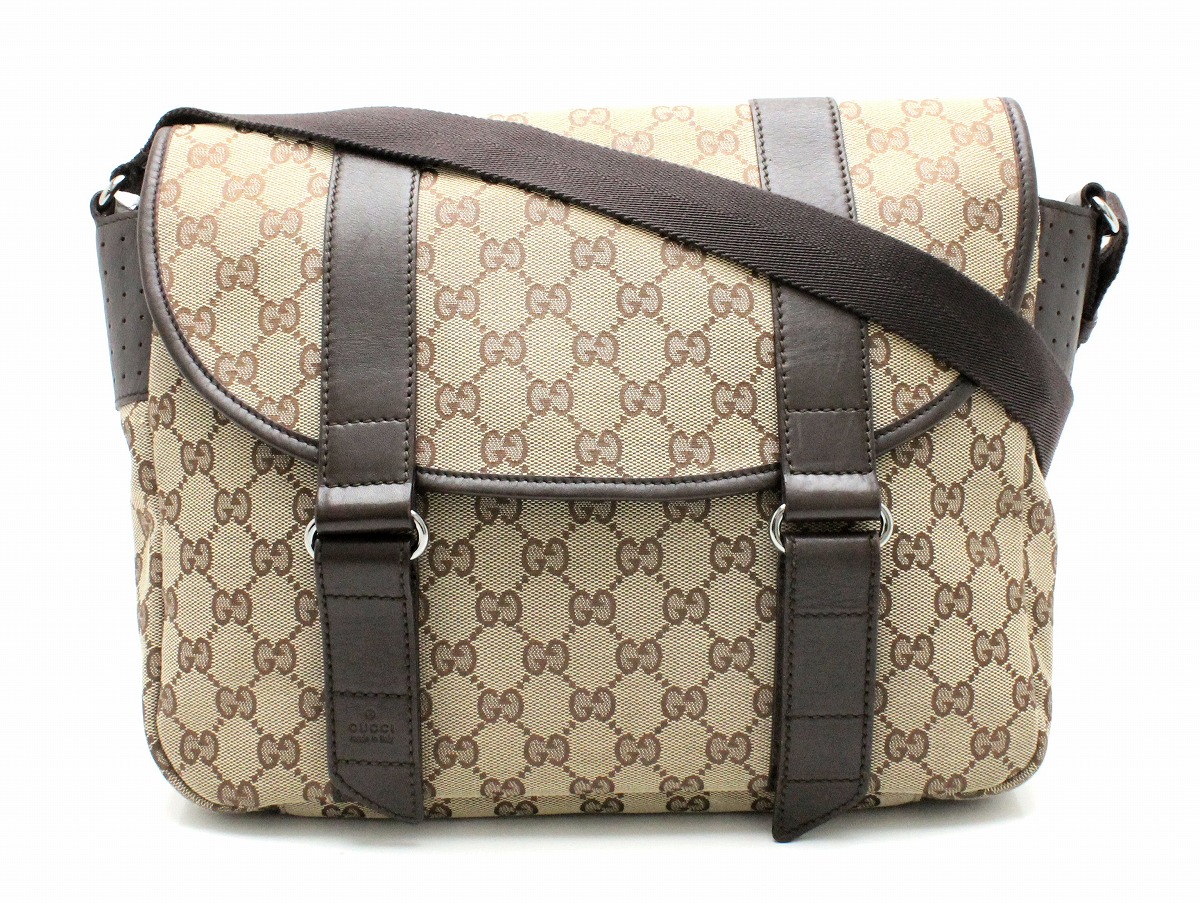 楽天市場】【バッグ】GUCCI グッチ GGキャンバス メッセンジャーバッグ
