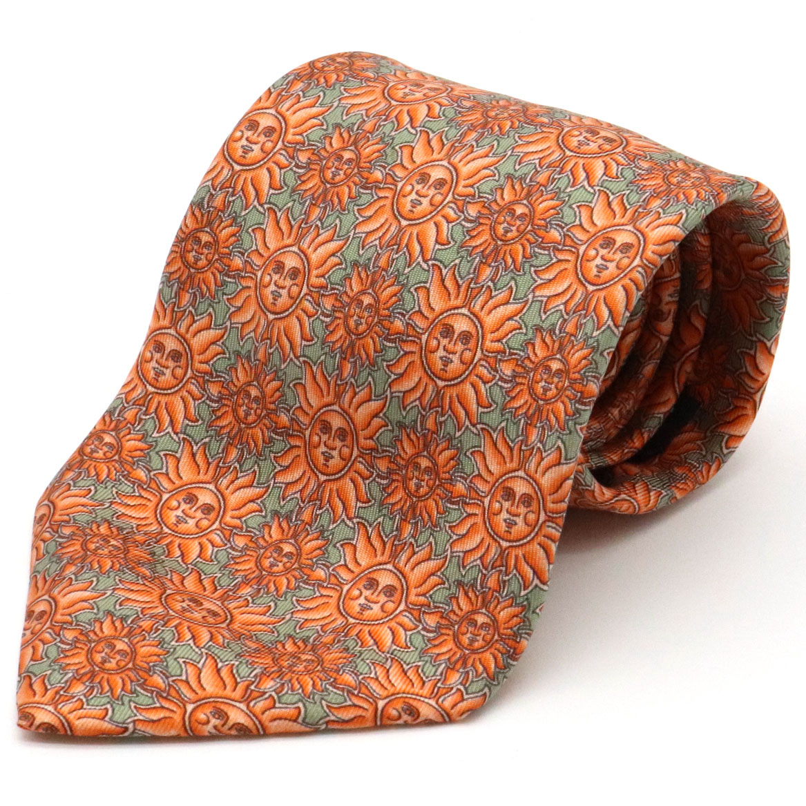 楽天市場】【アパレル】HERMES エルメス ネクタイ 太陽 シルク100