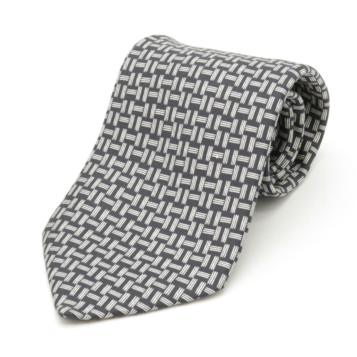 楽天市場】【未使用品】HERMES エルメス ネクタイ 総柄 Hロゴ シルク