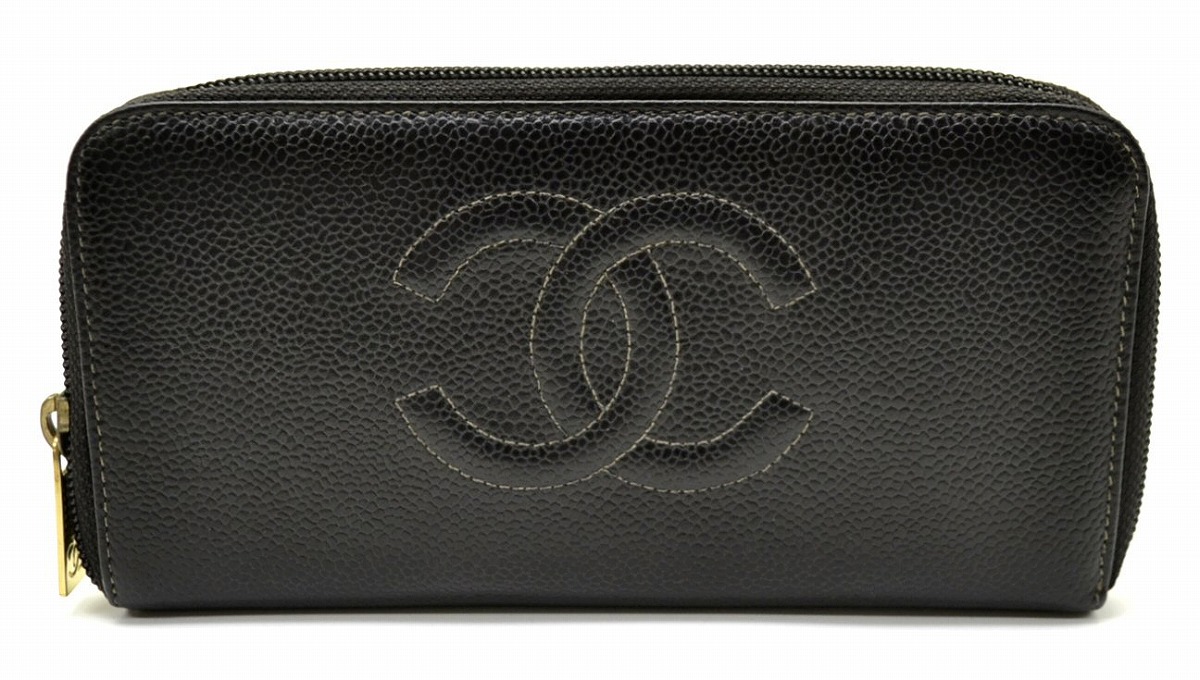 楽天市場】【財布】CHANEL シャネル キャビアスキン ココマーク