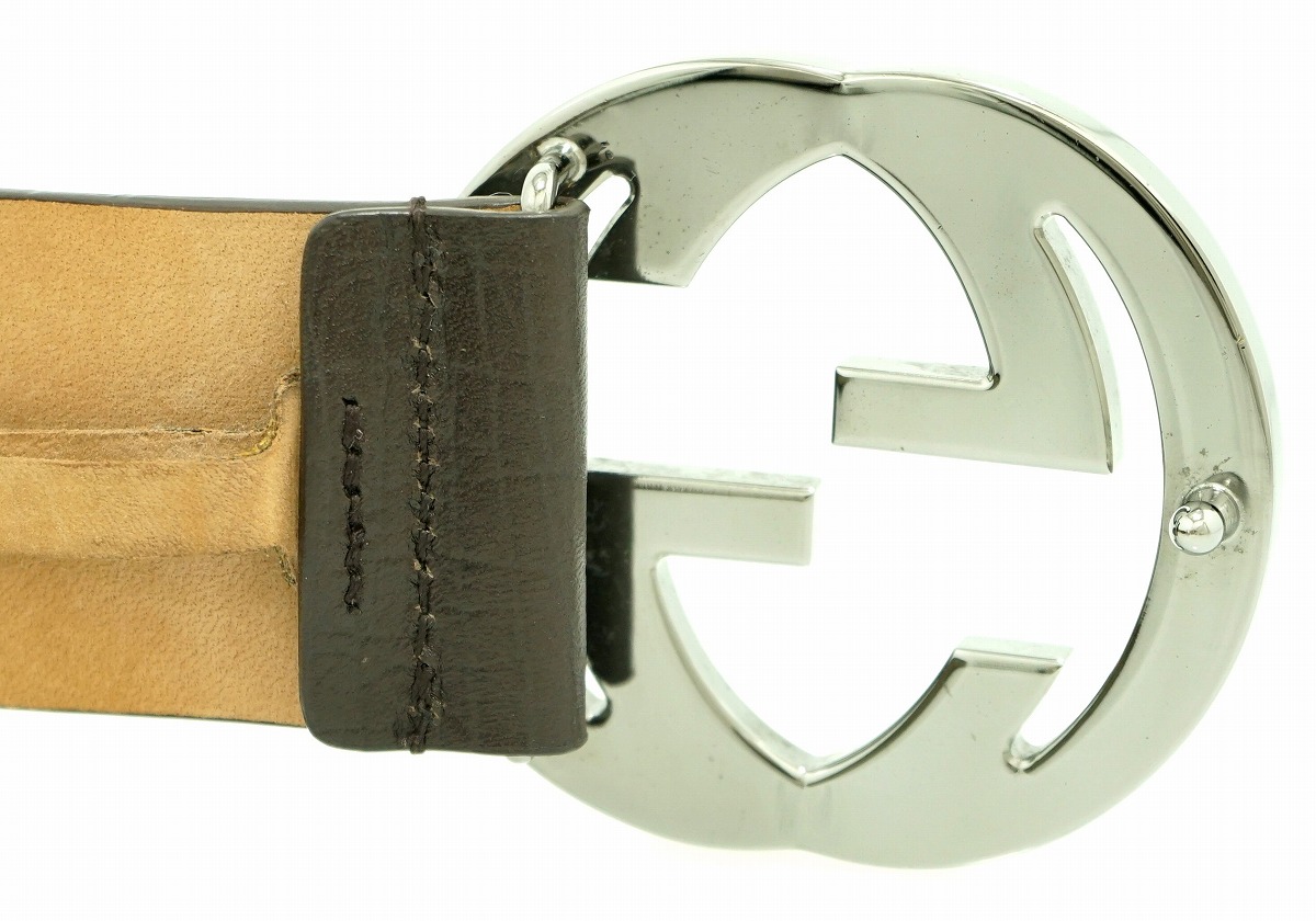 楽天市場】GUCCI グッチ GGスプリーム インターロッキング Gバックル