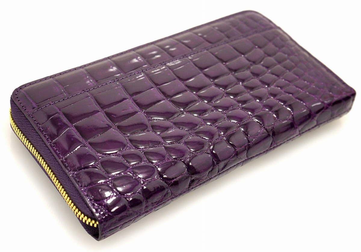 楽天市場】【新品未使用品】【財布】クロコダイル ワニ革 長財布