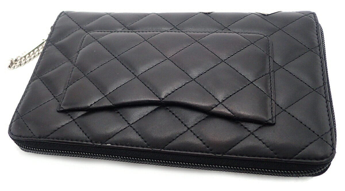 楽天市場】【財布】CHANEL シャネル カンボンライン ラウンド