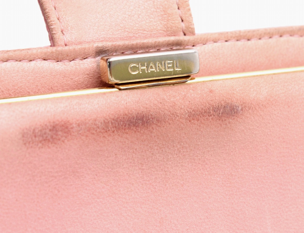 楽天市場】【財布】CHANEL シャネル キャビアスキン がま口 ガマ口 長