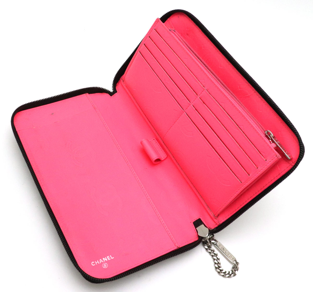 楽天市場】【財布】CHANEL シャネル カンボンライン ラウンド
