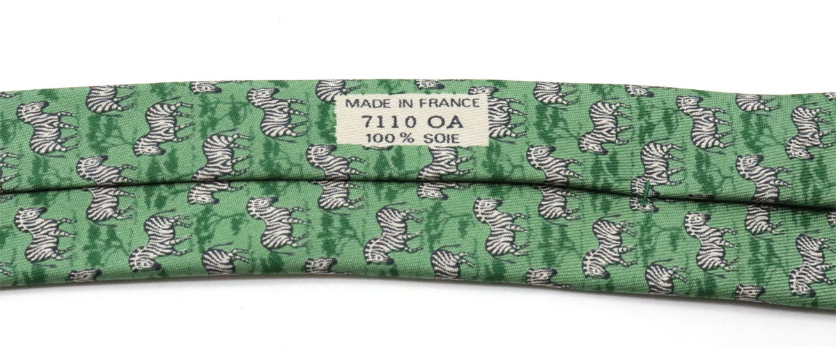楽天市場】【アパレル】HERMES エルメス ネクタイ ゼブラ シマウマ