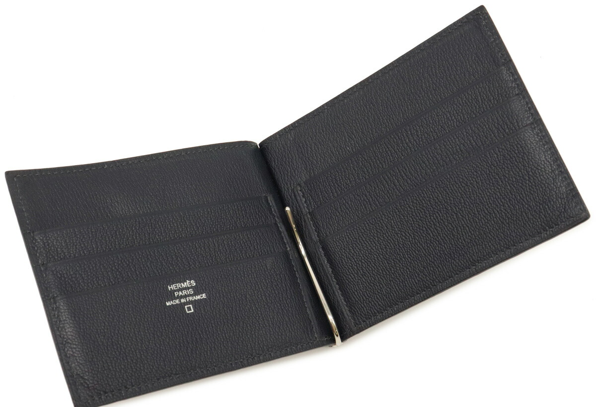 楽天市場】【財布】HERMES エルメス ポーカーGM マネークリップ付き