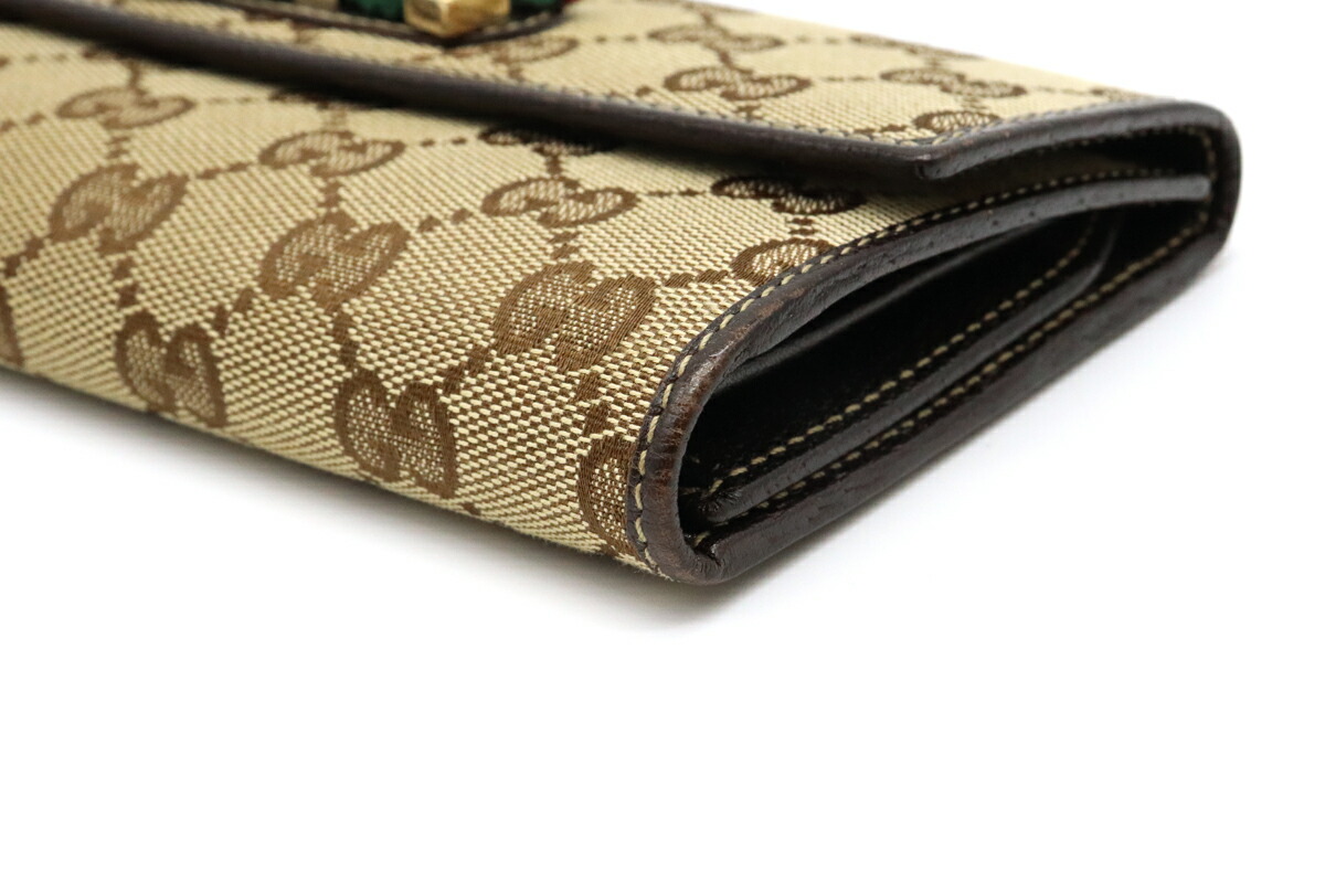 楽天市場】【財布】GUCCI グッチ GGキャンバス プリンシー シェリー