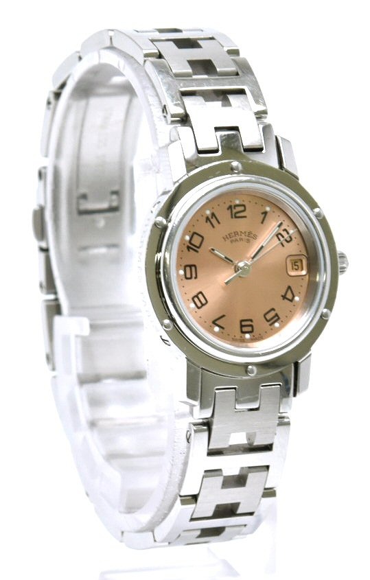 楽天市場】【ウォッチ】HERMES エルメス クリッパー デイト オレンジ