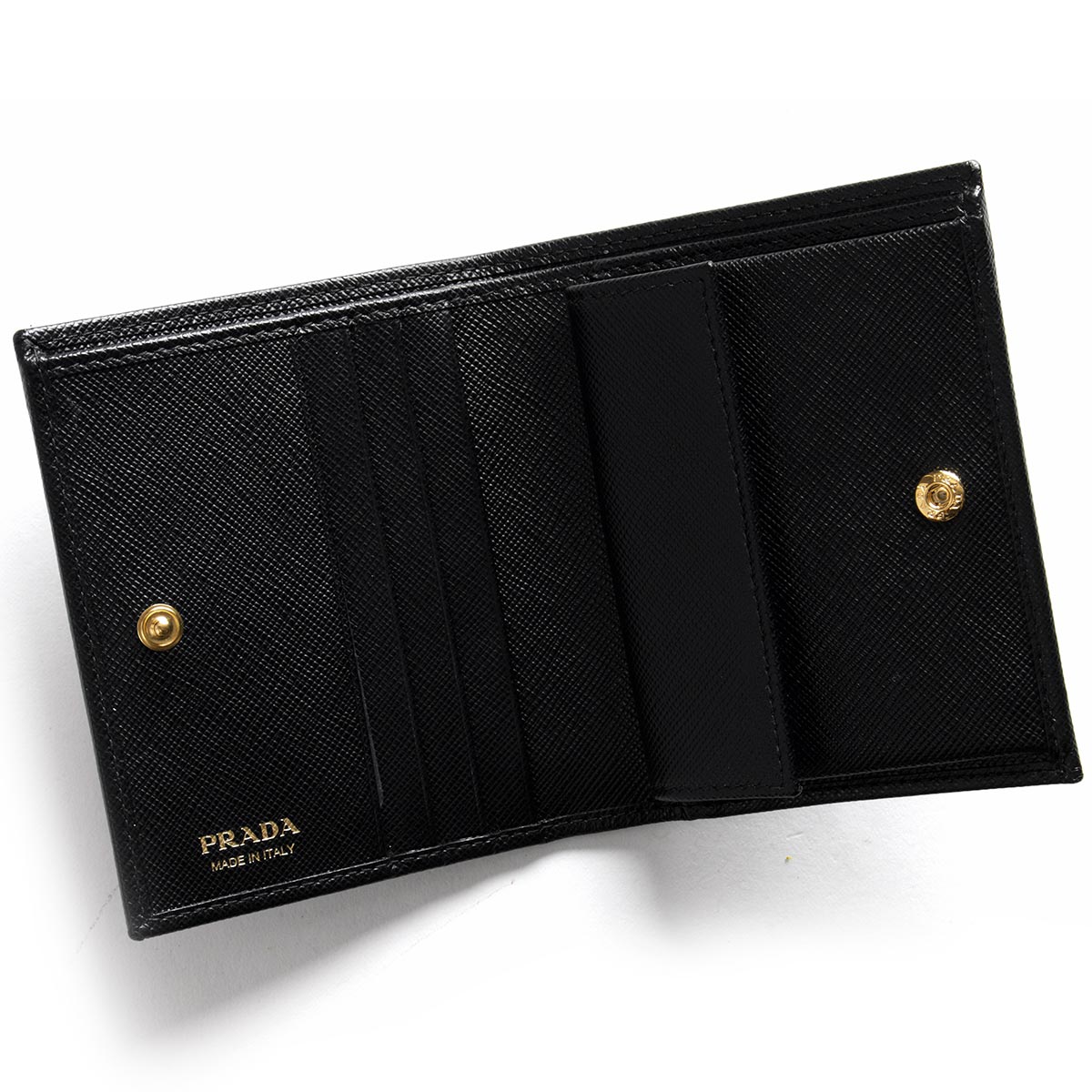 楽天市場】プラダ 二つ折り財布 財布 レディース サフィアーノ メタル