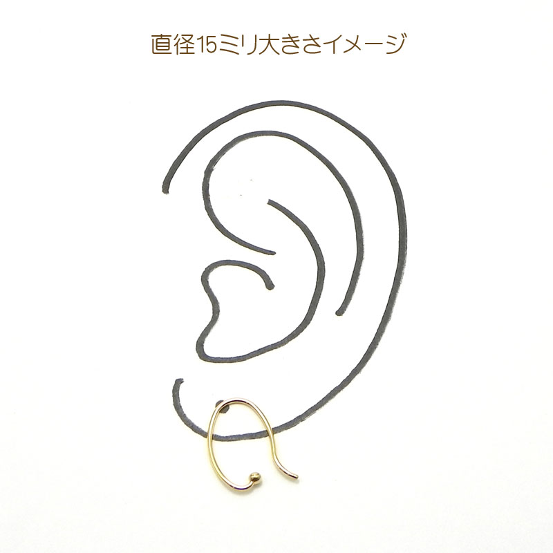 楽天市場】【ピアス】K22ミニミニアーモンドピアスフックピアス