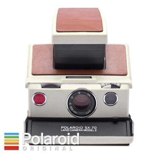 楽天市場】 Polaroid ポラロイド SX-70 MODEL2 ホワイト×ブラウン 一眼