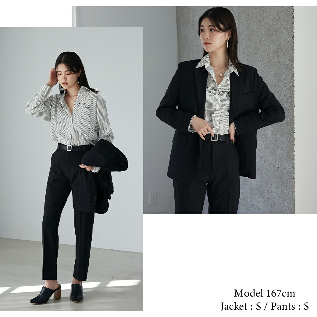 楽天市場】スーツ レディース ブラック 黒 BOYSHE Basic SUIT【BLACK