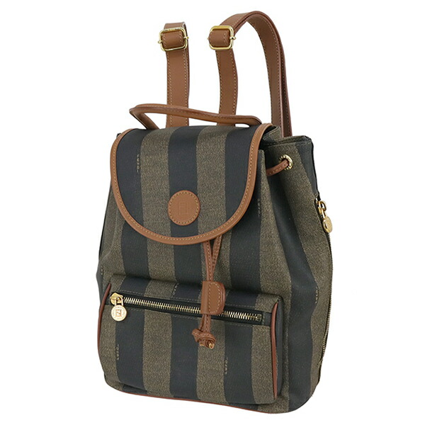 楽天市場】【ヴィンテージ】 フェンディ リュックサック ペカン FFロゴ