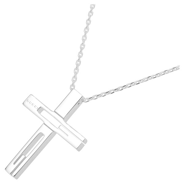 楽天市場】【新品】 グッチ ネックレス カットアウト Gクロス ロゴ