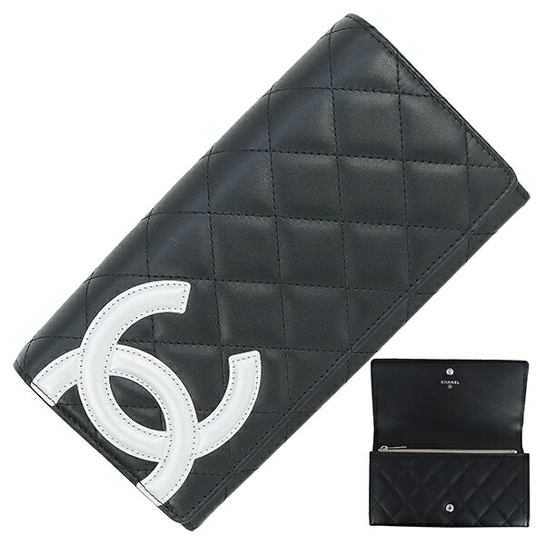 楽天市場】【未使用品】 シャネル 長財布 フラップロングウォレット