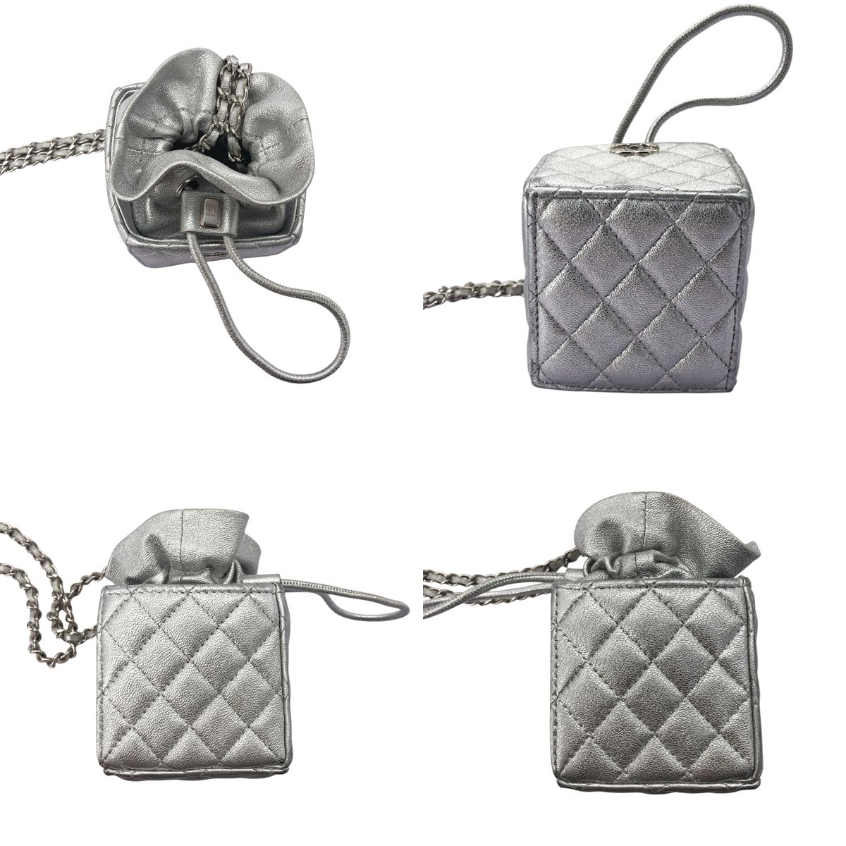 楽天市場】【中古】 CHANEL シャネル マトラッセ レザー チェーン