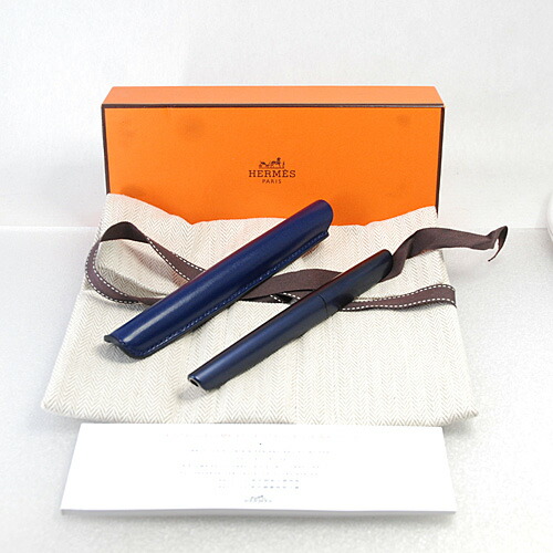 楽天市場】エルメス 極美品 ノーチラス ボールペン ブルー・カルボンヌ