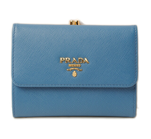 楽天市場】プラダ 財布 PRADA がま口財布 1M1392 SAFFIANO METAL