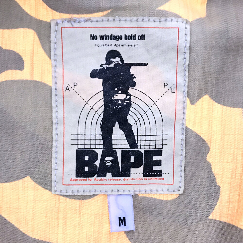 楽天市場】A BATHING APE カモフラ柄シャツ Mサイズ マルチカラー 迷彩