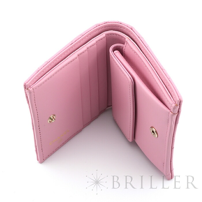 楽天市場】シャネル 二つ折りウォレット グレインドカーフスキン