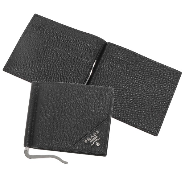 楽天市場】プラダ 二つ折り財布 財布 メンズ サフィアーノ