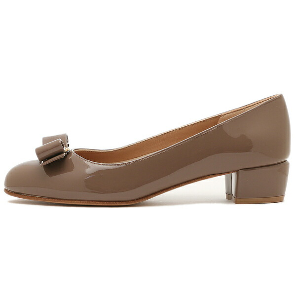 楽天市場】フェラガモ パンプス ヴァラ ブラウン レディース Salvatore