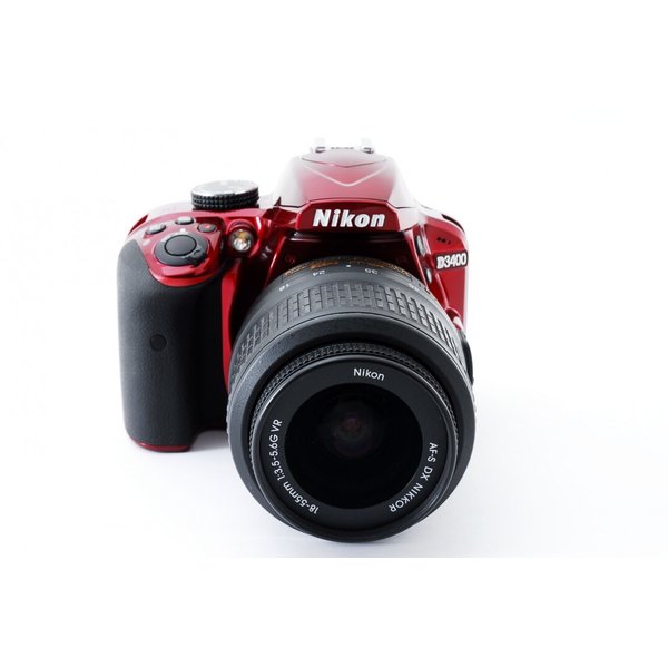 楽天市場】【中古】ニコン Nikon D3400 レンズキット レッド 美品
